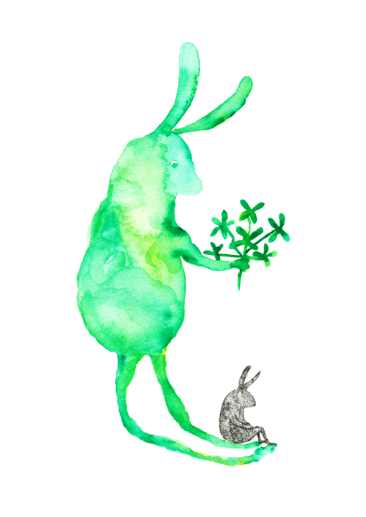 Green bunny
